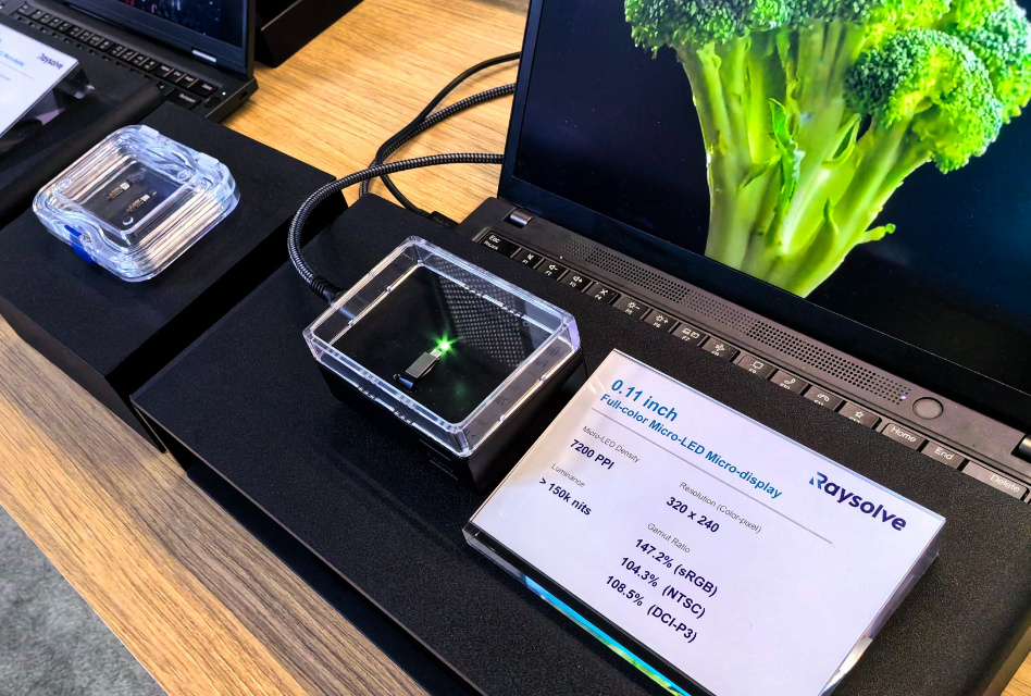 Raysolve @ CES 2024: Full-color Micro-LED Micro-displays Create a Brand New AR Experience